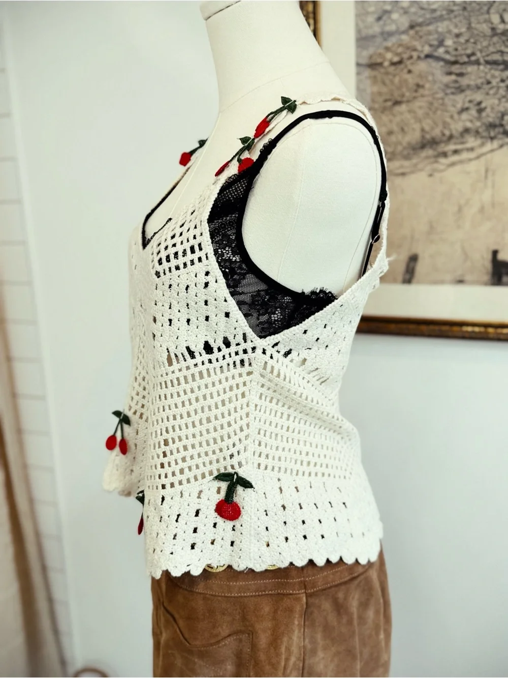 ✨ FREE PEOPLE crochet top
